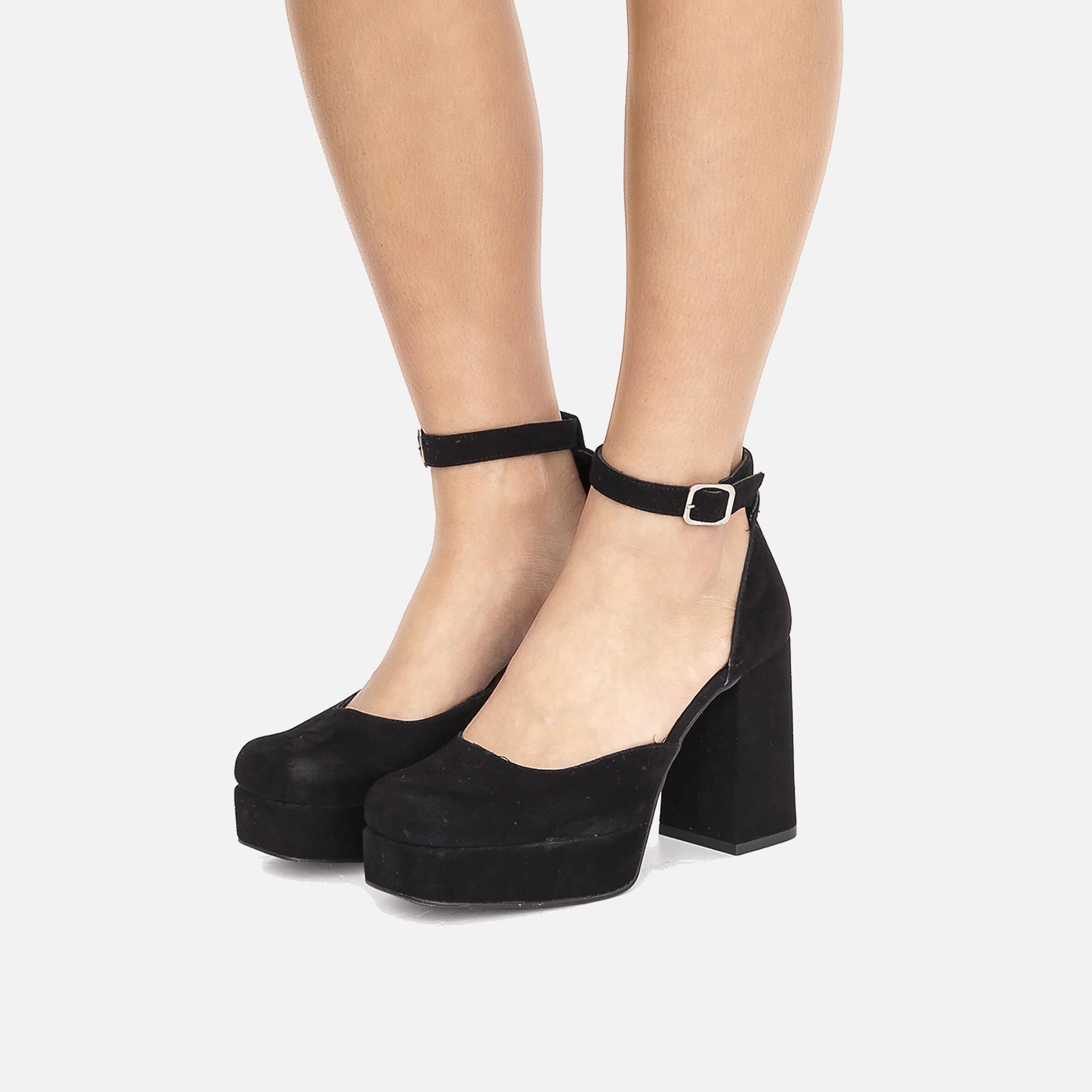 Compra JACQUELINE negro 52554 Zapatos de tacon Mustang para Mujer